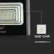 LED Projecteur solaire extérieur LED/40W/10V IP65 6000K + Télécommande
