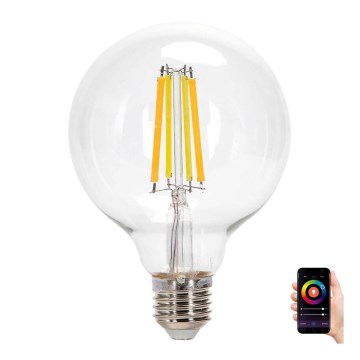 LED RGBW Ampoule FILAMENT G95 E27/4,9W/230V 2700K - Aigostar