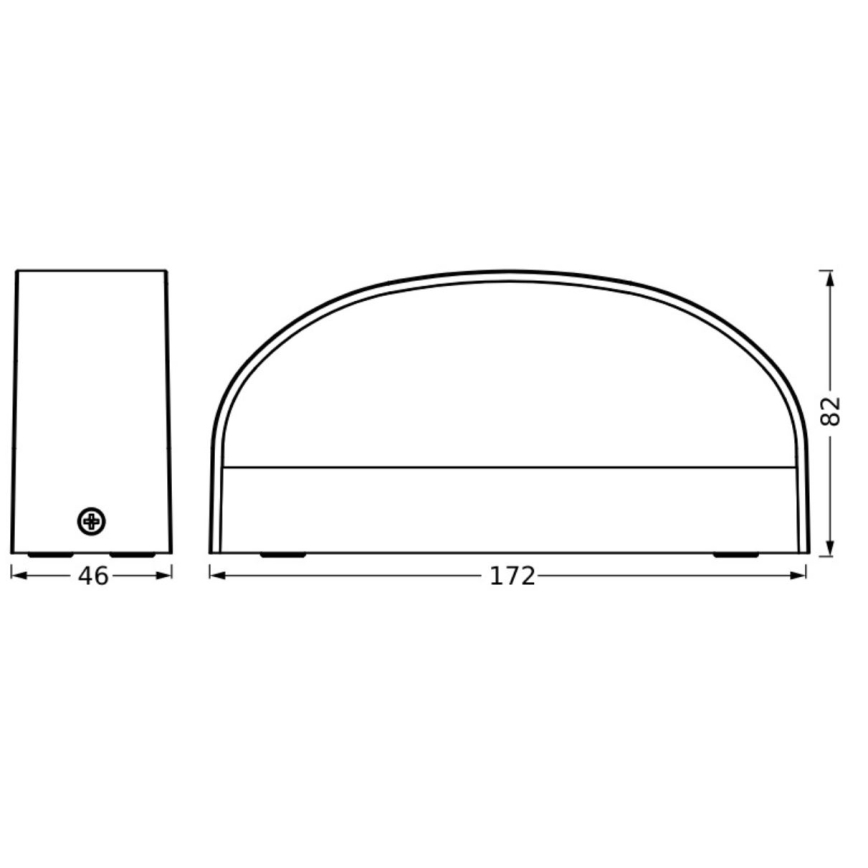 Ledvance - Applique murale extérieure ENDURA STYLE ILAY 2xLED/3,8W/230V IP65