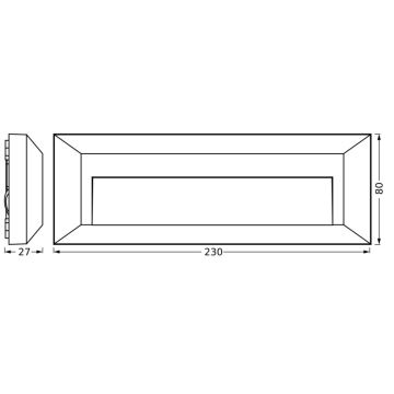 Ledvance - Applique murale extérieure ENDURA STYLE IVAN LED/1,9W/230V IP65