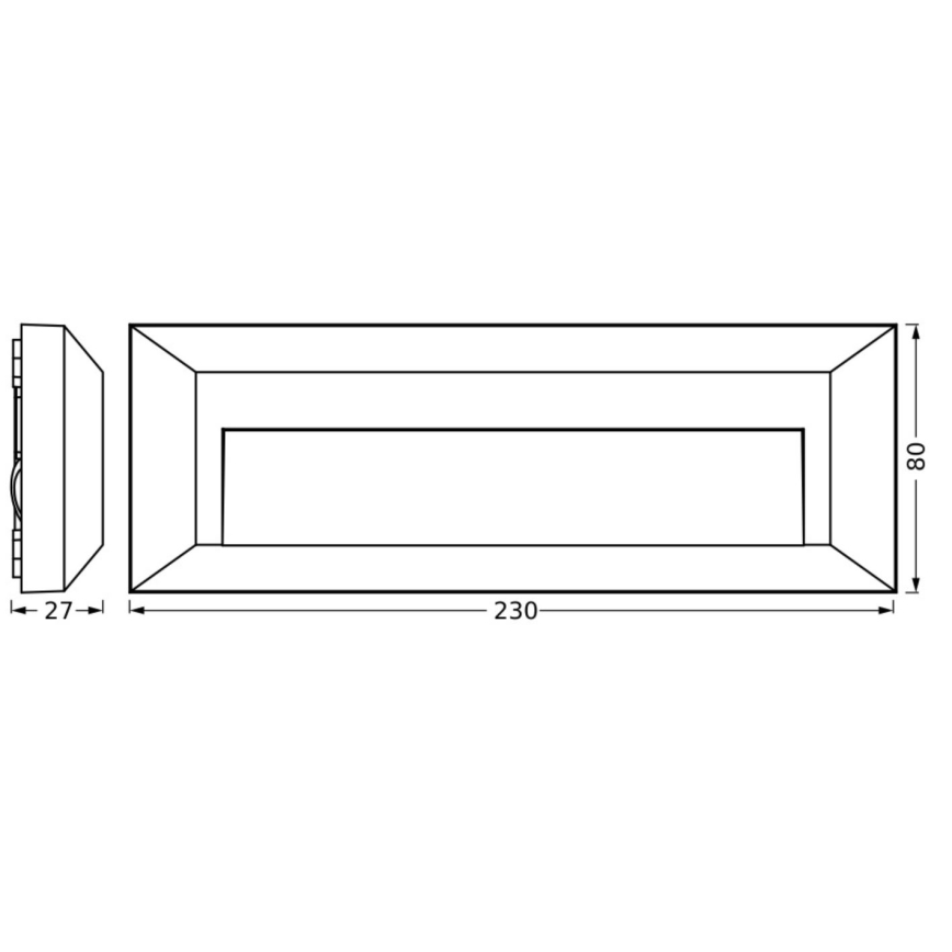 Ledvance - Applique murale extérieure ENDURA STYLE IVAN LED/1,9W/230V IP65