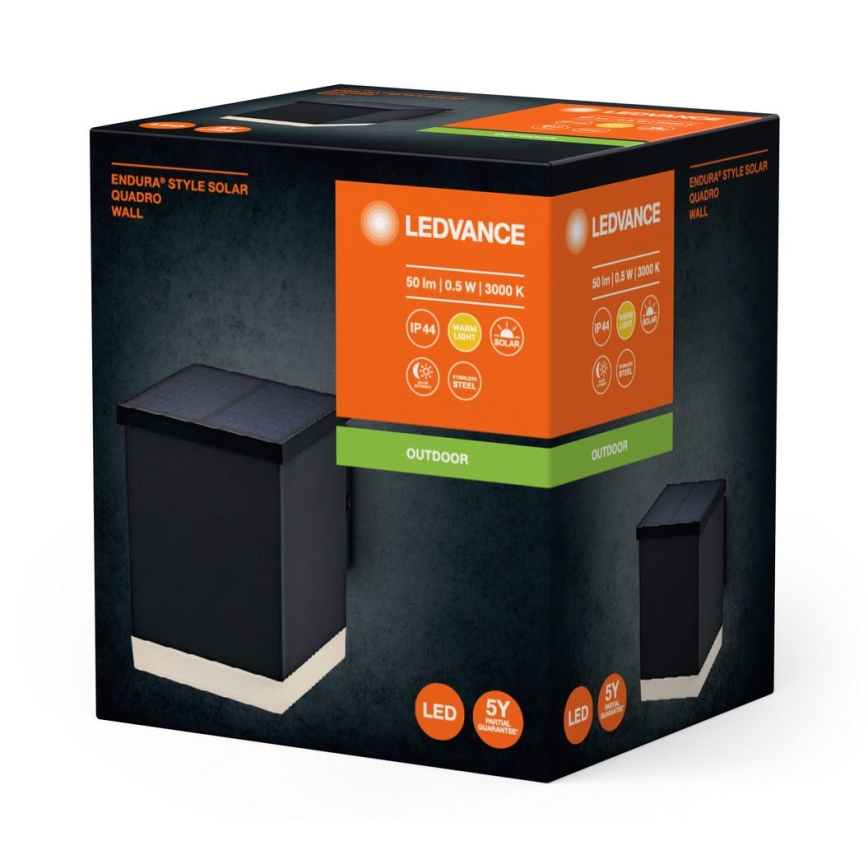 Ledvance - Applique murale solaire ENDURA STYLE SOLAR LED/0,5W/2,4V IP44