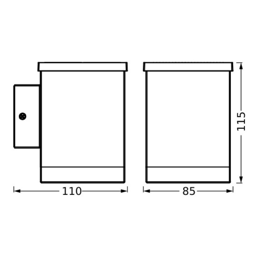 Ledvance - Applique murale solaire ENDURA STYLE SOLAR LED/0,5W/2,4V IP44