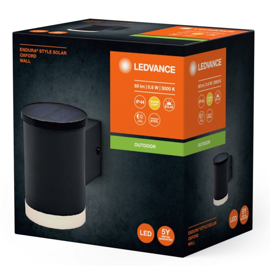 Ledvance - Applique murale solaire ENDURA STYLE SOLAR LED/0,5W/2,4V IP44