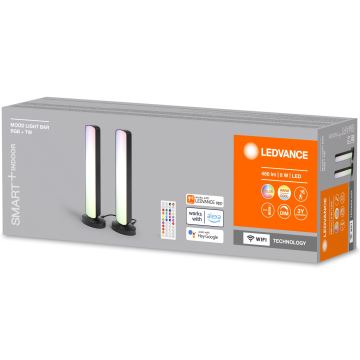 Ledvance - LOT 2x Lampe de table LED RGBW à intensité variable MOOD LIGHT LED/4W/230V Wi-Fi + Télécommande