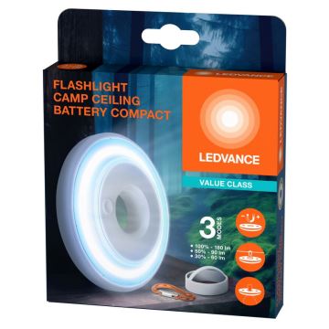 Ledvance - Luminaire à intensité variable FLASHLIGHT CAMP LED/2,2W/3xAAA