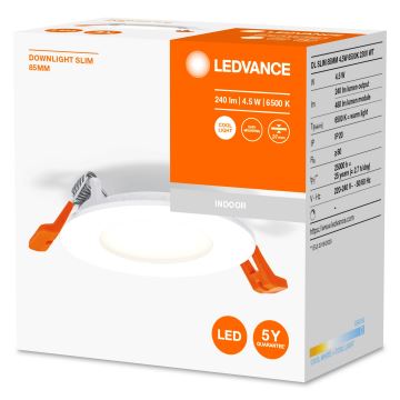 Ledvance - Luminaire encastrable SLIM LED/4,5W/230V 6500K