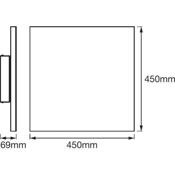 Ledvance - Plafonnier à intensité variable LED SMART+ FRAMELESS LED/28W/230V 3000K-6500K Wi-Fi