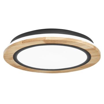 Ledvance - Plafonnier à intensité variable SMART+ ORBIS WOOD LED/24W/230V 2700-6500K chêne Wi-Fi