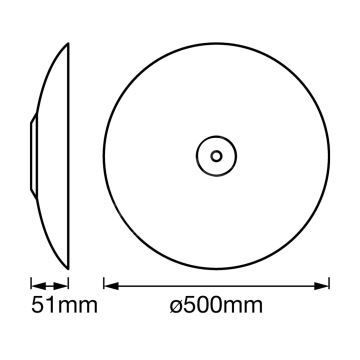 Ledvance - Plafonnier SMART+ TIBEA 1xE27/40W/230V