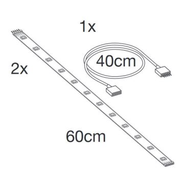 Ledvance - Ruban d'extension LED RGB+TW à intensité variable SMART+ FLEX 1,2m LED/6W/12V