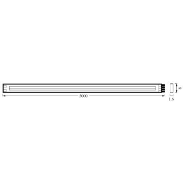 Ledvance - Ruban LED FLEX COB 5m LED/24W/230V