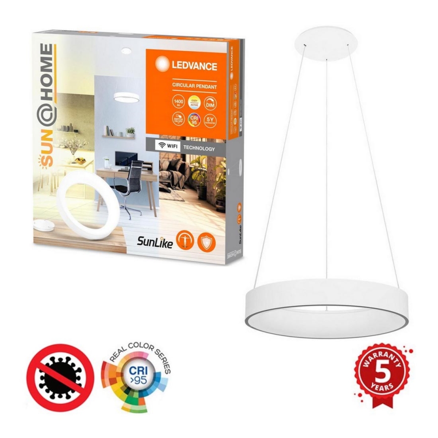 Ledvance - Suspension filaire à intensité variable SUN@HOME CIRCULAR LED/18,5W/230V Wi-Fi