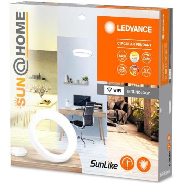 Ledvance - Suspension filaire à intensité variable SUN@HOME CIRCULAR LED/18,5W/230V Wi-Fi