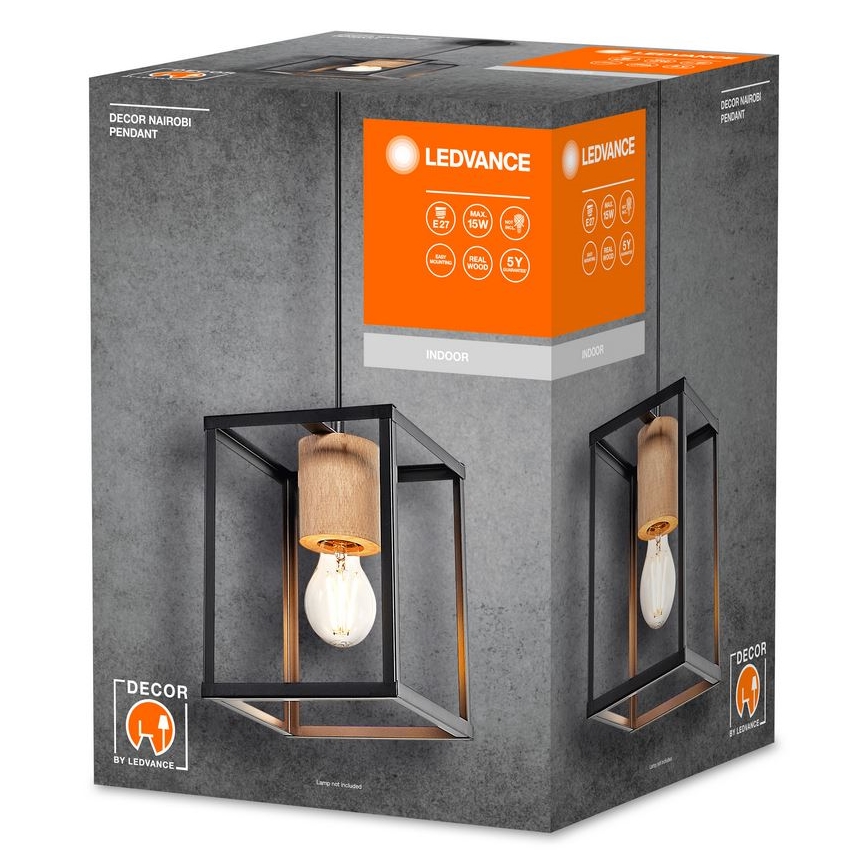 Ledvance - Suspension filaire DECOR NAIROBI 1xE27/15W/230V figuier caoutchouc