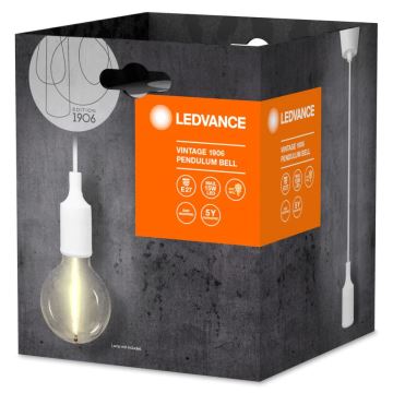 Ledvance - Suspension filaire PENDULUM BELL 1xE27/15W/230V blanc