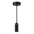 Ledvance - Suspension filaire PENDULUM ROUND 1xE27/15W/230V noir