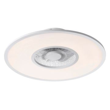 Leuchten Direkt 14642-16-Plafonnier à intensité variable avec un ventilateur LED/32W/230V+ Télécommande