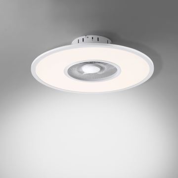 Leuchten Direkt 14642-16-Plafonnier à intensité variable avec un ventilateur LED/32W/230V+ Télécommande