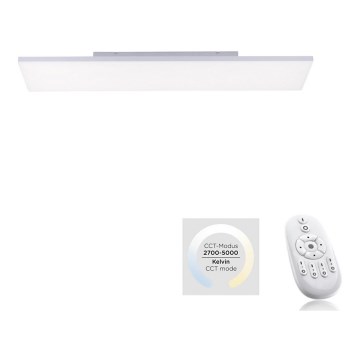 Leuchten Direkt 15553-16 - Plafonnier dimmable LED CANVAS LED/20W/230V + télécommande