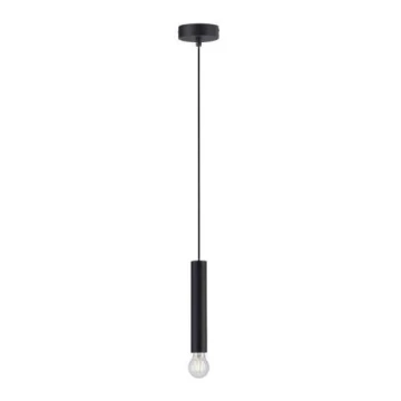 Leuchten Direkt 15617-18 - Suspension filaire BRUNA 1xE27/60W/230V noir