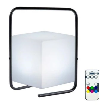 Leuchten Direkt 19970-18 - LED RGBW À intensité variable extérieur lampe de table KENO LED/0,5W/5V IP44 + télécommande