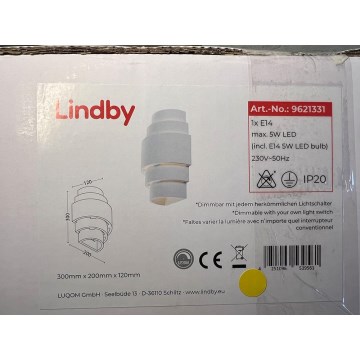 Lindby - Applique murale LED à intensité variable MARIT 1xE14/5W/230V