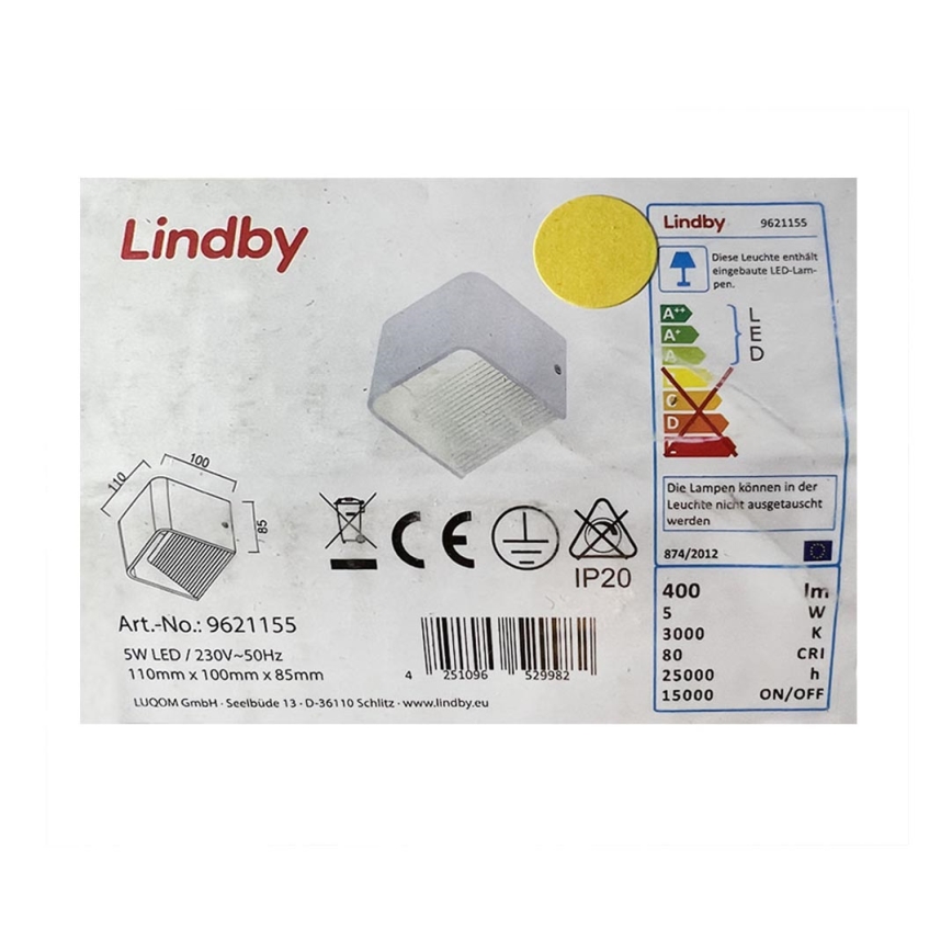 Lindby - Applique murale LONISA LED/5W/230V