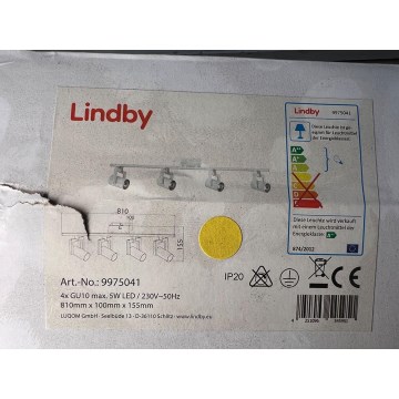 Lindby - Spot LED SULAMITA 4xGU10/5W/230V
