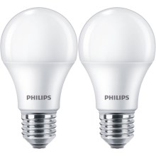 LOT 2x Ampoule LED Philips A60 E27/10W/230V 4000K