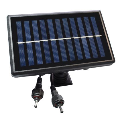 LOT 2x Suspension solaire avec détecteur crépusculaire LED/6W/3,7V 2000 mAh IP44 + télécommande