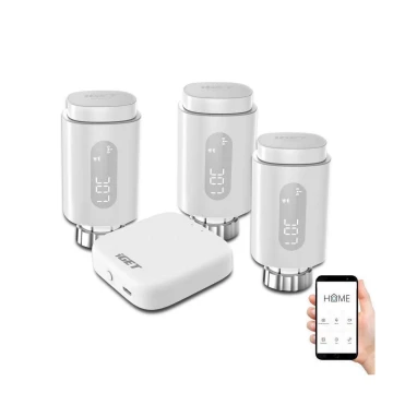 LOT 3x Smart tête thermostatique + connecté passerelle GW1 Wi-Fi Zigbee