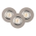 LOT 3x Spot encastrable LED VITAR 1xGU10/5W/230V béton – FSC certifié