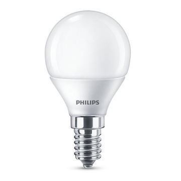 LOT 4x LED Ampoule Philips P45 E14/5,5W/230V 2700K