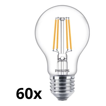LOT 60x Ampoule LED VINTAGE Philips A60 E27/4,3W/230V 2700K