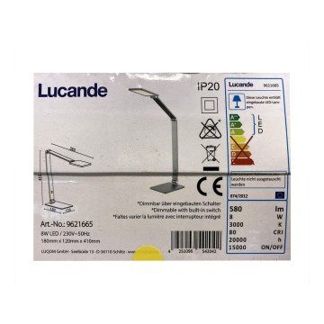 Lucande - Lampe de table à intensité variable MION LED/8W/230V