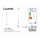 Lucande - Suspension filaire NORDWIN 1xGU10/35W/230V