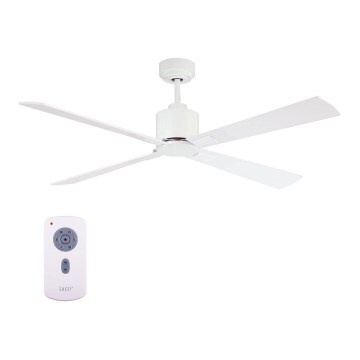 Lucci Air 210521 - Ventilateur de plafond AIRFUSION CLIMATE bois/blanc + télécommande