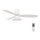 Lucci Air 210661 - Ventilateur de plafond à intensité variable FLUSSO 1xGX53/18W/230V bois/blanc + télécommande