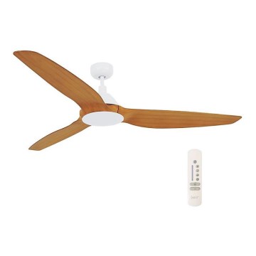 Lucci air 211011 - Ventilateur de plafond AIRFUSION TYPE A marron/blanc + télécommande