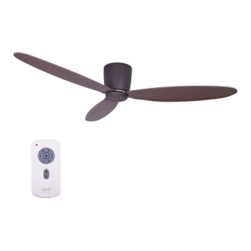 Lucci air 212883 - Ventilateur de plafond AIRFUSION RADAR bois/marron + télécommande