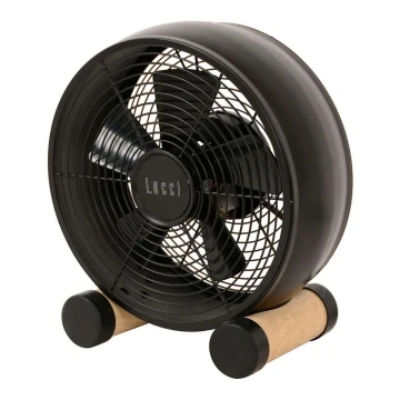 Lucci air 213120 - Ventilateur de table BREEZE noir