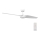 Lucci air 21615349 - Ventilateur de plafond CONDOR blanc + télécommande