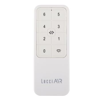 Lucci air 21615349 - Ventilateur de plafond CONDOR blanc + télécommande