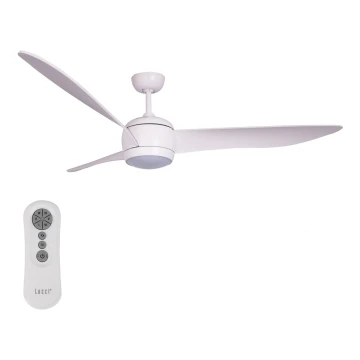 Lucci air 512911 - Ventilateur de plafond AIRFUSION NORDIC LED/20W/230V bois/blanc + télécommande