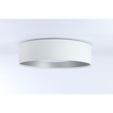 Luminaire à intensité variable SMART GALAXY LED/24W/230V d. 45 cm 2700-6500K Wi-Fi Tuya blanc/argenté + Télécommande