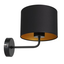 Luminaire flexible ARDEN 1xE27/60W/230V noir/doré