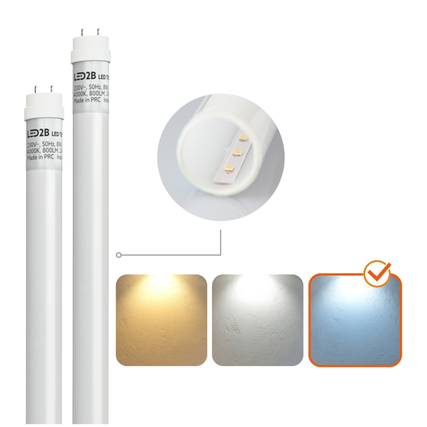 Luminaire fluorescent industriel LED T8 2xG13/18W/230V 6500K IP65