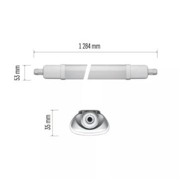 Luminaire LED pour usage industriel LED/37W/230V IP65 4000K