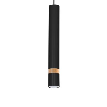 Lustre avec fil JOKER BLACK WOOD 3xGU10/8W/230V